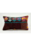 Handmade Vintage Throw Pillow Cover Made from Old Kilim, Wool, 30X50 cm