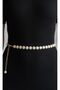 Women's Mussel Detailed Imported Chain Belt, Suitable for All Sizes, Waist Belt, Dress Belt, Jacket Belt - 5