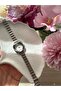Minimal Metal Women's Wristwatch Round Silver - 2