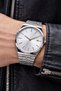 Men's Wristwatch Silver Color Steel Band Calendar Casual and Classic Style with Gift Box - 2