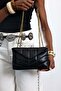 Black Firenze Leather Bag 7993 - 5