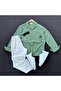 Corduroy Regular Fit Men's Long Sleeve Shirt and Trousers Set