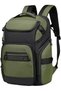 9799 Laptop Backpack, 26L Water-Resistant Oxford Travel Bag with USB Port, Anti-Theft Pocket, Green - 3