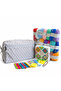 Sample Knitting Starter Kit, Square Motif Set, Motif Making Set, Complete Knitting and Crochet Set, Re