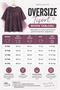 Girl's Full Oversize Comfortable Fit Wide Cut T-Shirt - 2