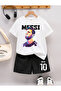 Messi Printed Boys' Shorts Set