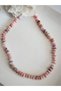 Certified Amorphous Flat Pink Opal Natural Stone Necklace