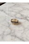 Women's Sapphire Blue Stone Spiral Design Ring - 2