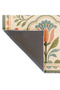 Sdt Pastel Flower Garden Motif Green Background Woven Base Decorative Carpet Sdt1058 - 5