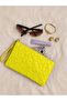 Lemon Yellow Star Quilted Clutch Bag 🍋 - 2