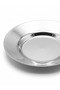 Elysia Plain Stainless Steel Round Wide 6 cm Base Tea Plate Set of 6 304 Quality 18/10 Timeless - 3