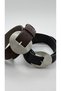 Women's Brown Nubuck Leather Belt with Silver Vintage Buckle, Matching with Trousers, Dresses, Jackets - 5
