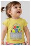 Girls' Top and Bottom Set – Cotton T-Shirt with Back Buttons and Colorful Printed Shorts - 6