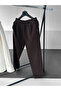 Linen Ecru Shirt g Brown Baggy Pants Oversize Set - 3