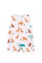 Baby Boy Havan Figured Muslin Fabric Jumpsuit 6-18 Months White