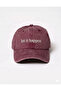 ''Let It Happen'' Embroidered Washable Cap /''Let It Happen'' Embroidered Washed Baseball Cap