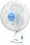 SF-8009C 8-Inch 3-in-1 Desktop, Clip-on & Wall Fan [White/Blue]