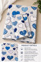 3-Piece Flat Cotton Bedsheet Set – 1 Flat Sheet + 2 Pillowcases, Soft & Breathable - 3