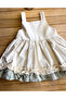 Pöti̇kare Detailed Belted Linen Jilet with Straps - 4