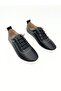 Black Elastic Laced Orthopedic Daily Mother Light Sole Laser Perforated Shoes Vdz03041 - 5
