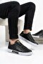 Men's genuine leather orthopedic insole casual sneakers - 2