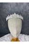 Sparkling Elegant Zircon Stone Bridal Crown Wedding Engagement Hair Accessory Modern Model