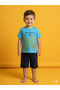 Boy's Top and Bottom Combed Cotton Set