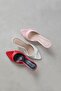 Franco Women's Heeled Leather Sandals Powder - 4