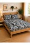 3-Piece Fitted Cotton Bedsheet Set – 1 Fitted Sheet + 2 Pillowcases, Soft & Breathable