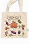Stardew Valley Printed Canvas Tote Bag with Velcro and Inner Pocket