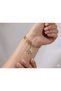 Polar Star Detailed Gold Triple Bracelet