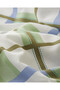 Pop Grid Easy-Iron Single Duvet Cover Set 160X220 cm Blue - Green - 5