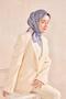 Twill Silk Scarf Chain Baby Blue - 3