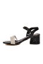 Black Girls' Stone Embellished Heeled Sandals - 2