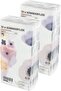 30 X S0MMARFL0X Paper Napkins-IKEA-FL0RAL Pattern 38 x 38 cm (15 x 15 Inches)White with Multicolour