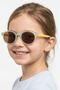 Veneto C2793M Uv400 Protected Polarized Filtered Matte Green Yellow Children's Sunglasses