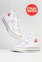 White High-Top Linen Summer Comfortable Sneaker Shoes - 2