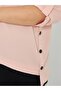 Stylish Large Size Blouse with Snap Detailed Necklace - 3