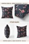 Botanika Series Indigo Rose Decorative Throw Pillow 45X 45 cm - 3