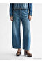 Indigo Barrel Fit Women's Jeans - 2