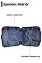 Kids Stripe Printed ABS Lightweight 17 Inch (7kg) Cabin Size Luggage, 8 Wheels, Combination Lock Suitcase - 4