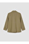 Vizyon New Season Khaki Modal Blend Women's Blazer Jacket - 6