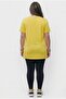 Women's Plus Size Short Sleeve Side Knot Detailed Blouse 2039-26 - 3