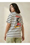 Loose Fit T-shirt with Mickey Mouse Embroidery - 4