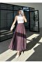 Elastic Waist Tencel Crinkle Skirt