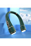 USB Rechargeable Bladeless Hanging Neck Fan, Portable Cooling Fan with 5 Speeds & LED Display - 6