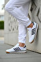 2377 m White Black Mesh Lace-Up Men's Sports Shoes