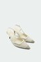 İnzagi Stone Detailed Women's Heeled Shoes - 4