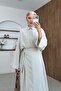 Nihal Linen Skirt Suit Stone - 4