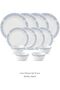 Diva Ivory Dinner Set 12 Pcs Royal Arch [Dinner Plate 11"- 4pc, Side Plate 190 mm- 4pc, Veg Bowl 110 mm - 4pc] - 2